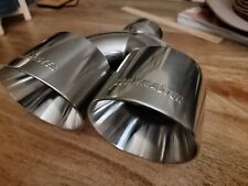 Flowmaster Exhaust Tip Dual 4.00 In. Angle Cut Polished Ss Fits 2.50 In. Tubing