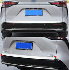 Steel Rear Door Trunk Lid Tailgate Strip Trim For 2021-2023 2024 Toyota Sienna