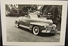 1941 Pontiac Convertible With Top Down A Ration Sticker Bw Pic 4.5 X 3 14