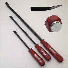 Craftsman Made In The Usa 3 Piece Curved Pry Bar Set With Strike Cap Handle