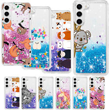 Floating Liquid Glitter Case Cover For Samsung Galaxy A15 A25 A14 A34 S24 S23 Fe