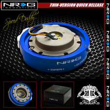 Universal Nrg Steering Wheel 6-hole Thin Version Quick Release Adaptor Kit Blue