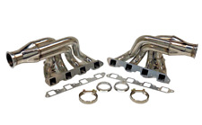 For Chevy Twin Turbo Bbc 7.4l 366 396 402 427 454 Manifolds Headers Square Ports