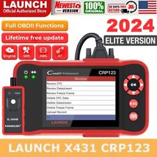 2024 Launch Crp123 Elite Car Obd2 Diagnostic Scanner Abs Srs Engine Code Reader