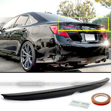 Fit 12-14 Camry Le Se Xle Jdm Style Glossy Black Painted Trunk Wing Lip Spoiler