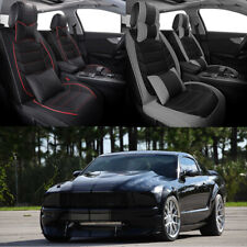 Luxury Pu Leather 5 Seat Full Set Car Seat Covers Seats Cushion For Ford Mustang