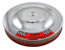 Chrome 14 X 2 Air Cleaner Breather 289 Logo Ford Mustang Fastback Coupe Gt