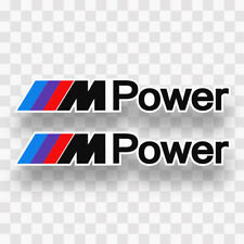 2 M Power Sticker Vinyl Decal Bmw M3 M4 M5 Performance Car Window Motorsport
