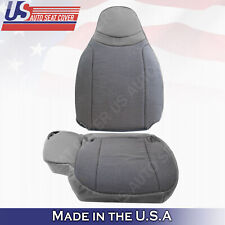2000 2001 2002 Ford Ranger Xl Xlt Top Bottom Cloth Seat Cover Gray
