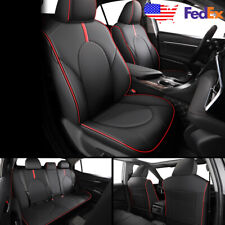 Us Specialized Custom Car Leather Seat Covers Set For Toyota Camry 2018-2023