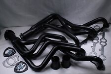 For 73-85 Small Block Chevy Gmc Stainless Steel Truck Header Black Coated