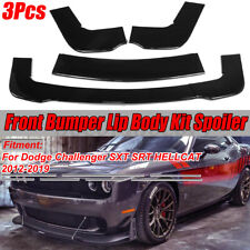 For Dodge Challenger Sxt Srt 2012-19 Front Bumper Lip Splitter Spoiler Protector