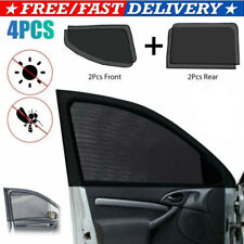 4x Car Side Front Rear Window Sun Shade Cover Mesh Shield Uv Protection