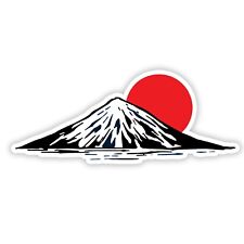 Mount Fuji Japan Sticker Jdm Car Bumper Decal Japanese Window Rising Sun