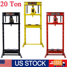 20 Ton Hydraulic Shop Press With Adjustable Press Plates H-frame Benchtop Stand