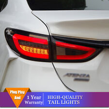 New Led Tail Lights Assembly For Mazda 6 Atenza 2014-2017 Smoke Led Rear Lights