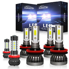 6x Combo Led Headlight Bulbs High Low Beam Fog Light For Toyota Tacoma 2016-2022